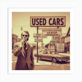 Used Cars 5 Art Print