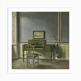 Piano In A Room Art Print