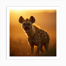 Hyena Art Print