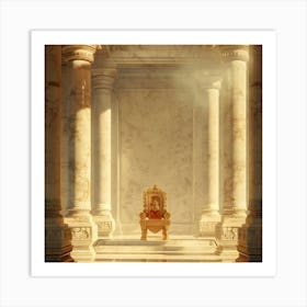 Throne Stock Videos & Royalty-Free Footage Art Print