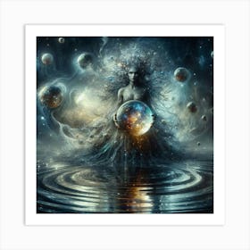 Goddess Of Water Art Print