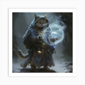 Wizard Cat 1 Art Print