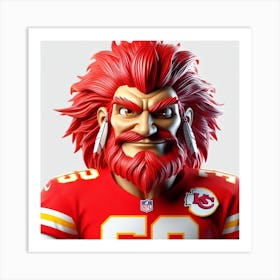 Kansas City Chiefs 2 Art Print