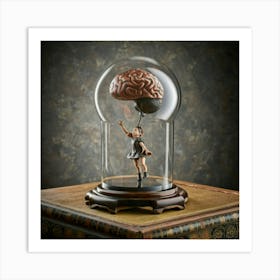 Brain Under Glass Art Print