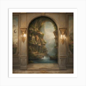 Fairytale Scene Art Print