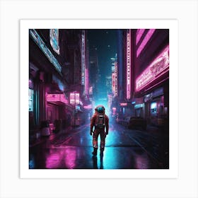 Futuristic City 235 Art Print