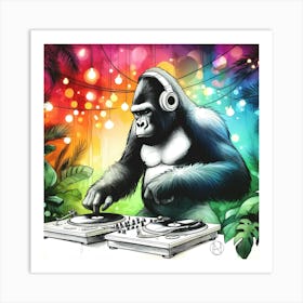 Gorilla In The Mix S 1 Art Print