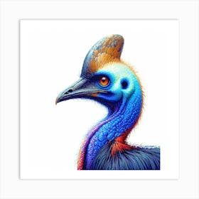 Cassowary bird 2 Art Print