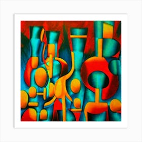 Abstract Song - Floyd Storm Art Print