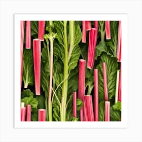 Rhubarb 91 Art Print