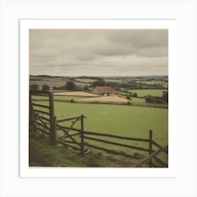 England Countryside 1 Art Print