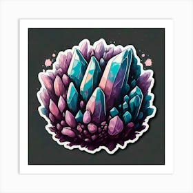 Crystals 1 Art Print