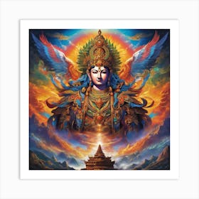 God Of Sky Art 0 Art Print