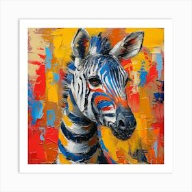 Zebra 2 Art Print