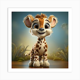 Giraffe 55 Art Print