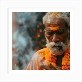 Hindu Guru 3 Art Print