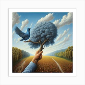 Bird In A Tree Art Print