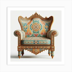 Ornate Chair 9 Art Print