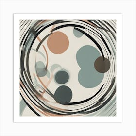 Abstract Circles 2 Art Print