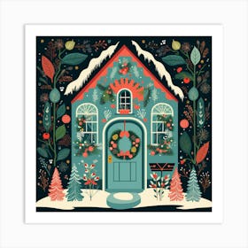 Christmas House 4 Art Print