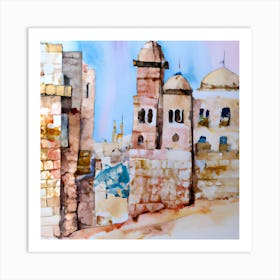 Old City Of Jerusalem 1 Art Print