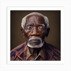 Portrait Of An African Man Art Print