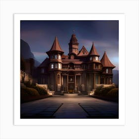 Victorian Mansion Art Print