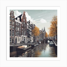 Amsterdam Canvas Print 2 Art Print