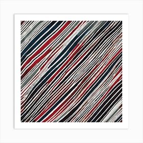 Striped Pattern, 240 Art Print