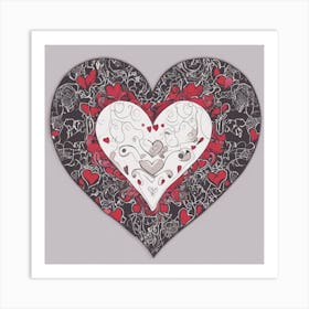 Heart Of Hearts Art Print