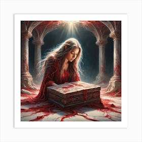 Book Of Blood Art Print