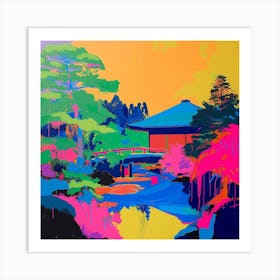 Colourful Gardens Ryoan Ji Garden Japan 4 Art Print