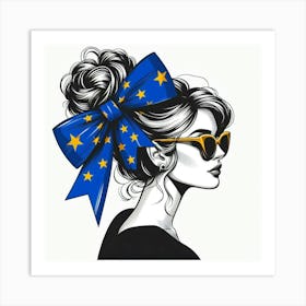 EU girl 1 Art Print