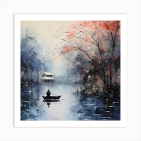 Yuletide Monet Resonance Art Print