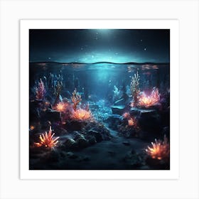 Underwater Seascape Art Print