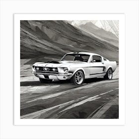 Ford Mustang 3 Art Print