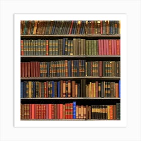 Library Book Art Print