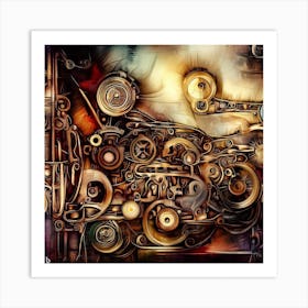 Clockwork Art Print