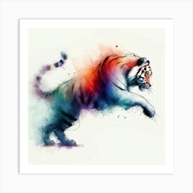 Tiger Painting Art Print