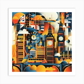 London Skyline Art Print