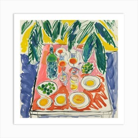 Summer Wine Matisse Style 1 Art Print