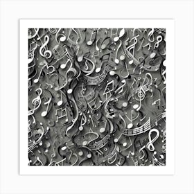 Black and White Abstract Art 221 Art Print