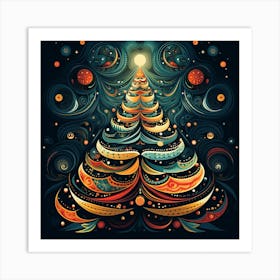 Christmas Tree 9 Art Print