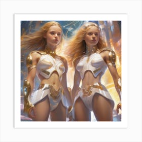 Sci-Fi Women Art Print