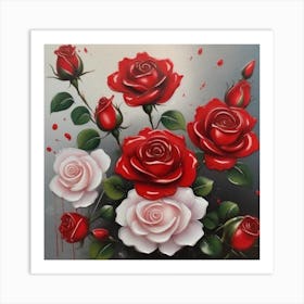 Red Roses 1 Art Print