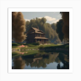 House In The Woods 8 Art Print