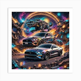 Fast And Furious Art Print