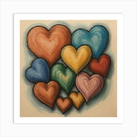 Heart Art Art Print