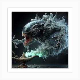 Alien Art Art Print