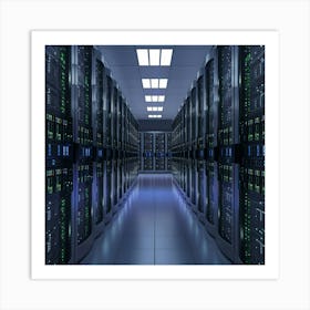 Server Room Art Print